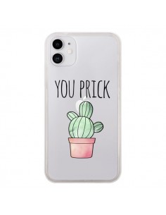 Coque iPhone 11 You Prick Cactus Transparente - Maryline...