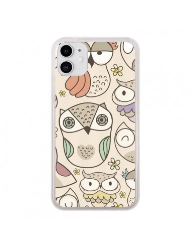 Coque iPhone 11 Chouette Vintage - Maria Jose Da Luz