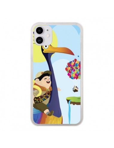 Coque iPhone 11 La Haut Kevin et Russel - Maria Jose Da Luz