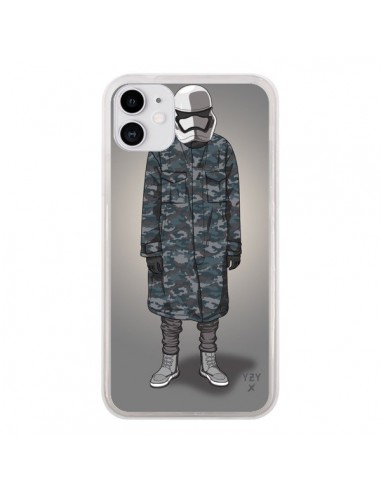 Coque iPhone 11 White Trooper Soldat Yeezy - Mikadololo