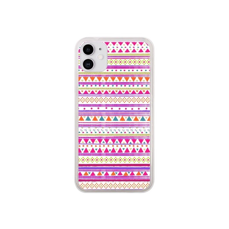 Coque iPhone 11 Bandana Rose Azteque - Monica Martinez