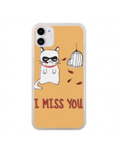 Coque iPhone 11 Chat I Miss You - Maximilian San