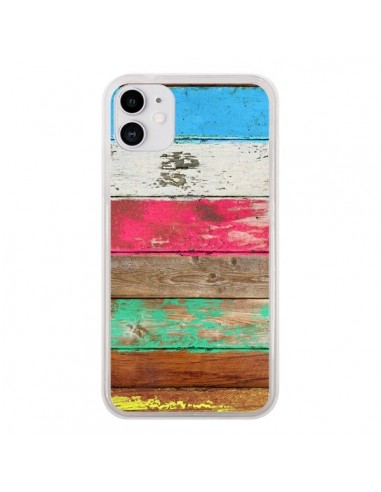 Coque iPhone 11 Eco Fashion Bois - Maximilian San