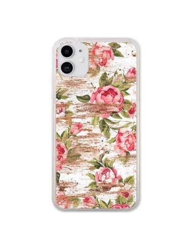 Coque iPhone 11 Eco Love Pattern Bois Fleur - Maximilian San