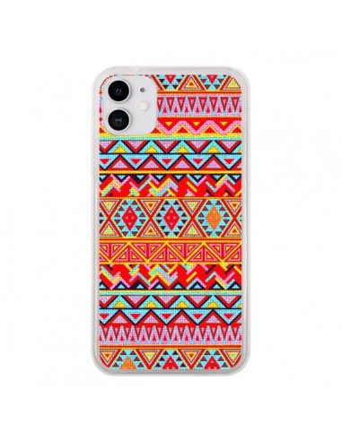 Coque iPhone 11 India Style Pattern Bois Azteque - Maximilian San