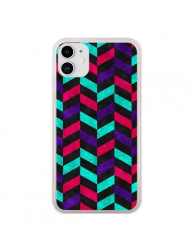 Coque iPhone 11 Azteque Geometric Mundo - Maximilian San