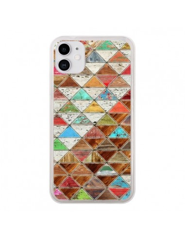 Coque iPhone 11 Love Pattern Triangle - Maximilian San