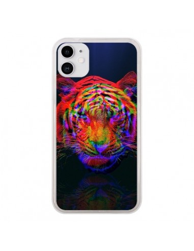 Coque iPhone 11 Tigre Beautiful Aberration - Maximilian San