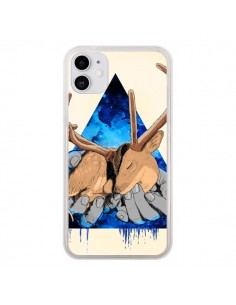Coque iPhone 11 Cerf Triangle Seconde Chance - Maximilian...
