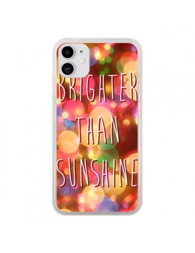 Coque iPhone 11 Brighter Than Sunshine Paillettes - Maximilian San