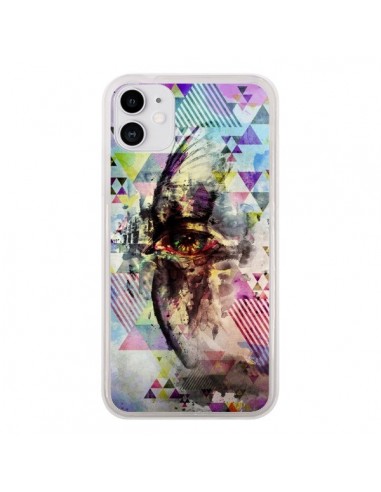 Coque iPhone 11 Oeil Triangle Oiseau Cry Bird - Maximilian San