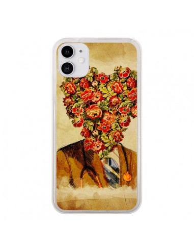 Coque iPhone 11 Docteur Love Fleurs - Maximilian San