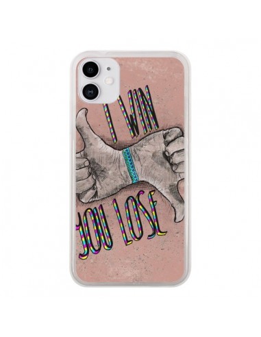 Coque iPhone 11 I win You lose - Maximilian San