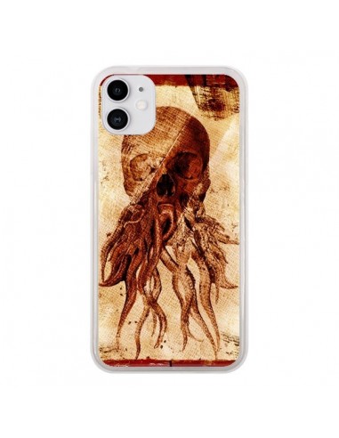 Coque iPhone 11 Octopu Skull Poulpe Tête de Mort - Maximilian San
