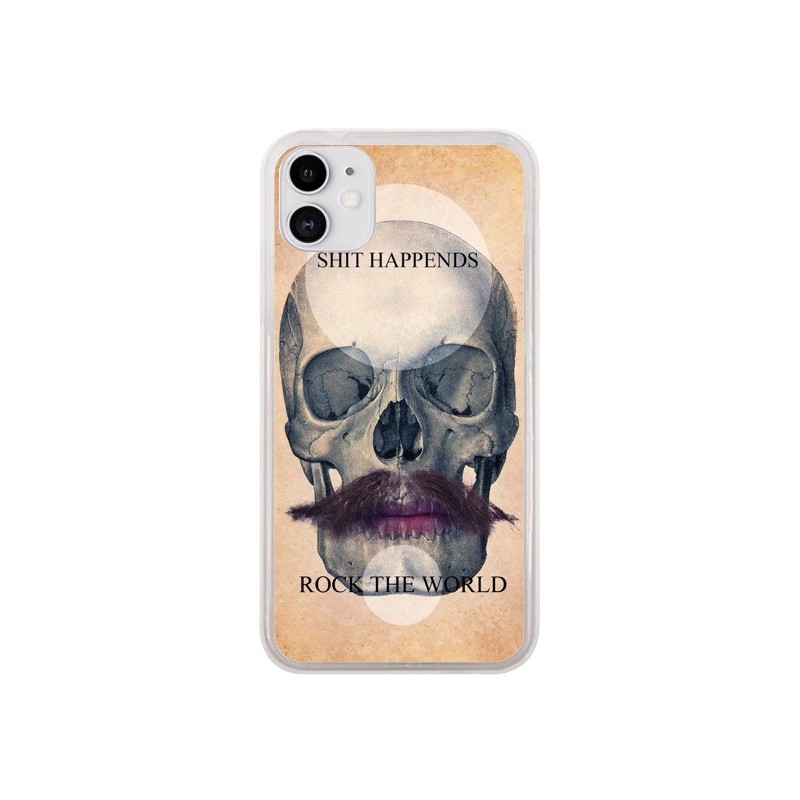 Coque iPhone 11 Rock Skull Tête de Mort - Maximilian San