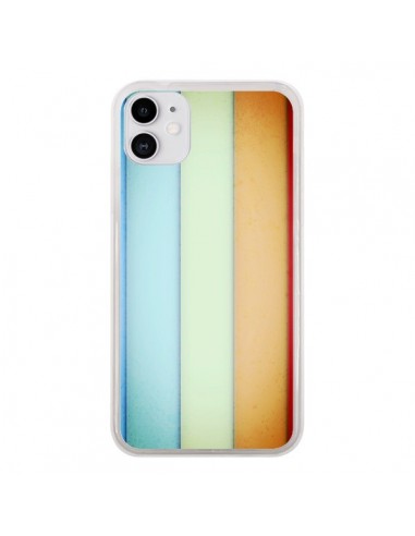 Coque iPhone 11 Lignes Verticales Geometric - Maximilian San