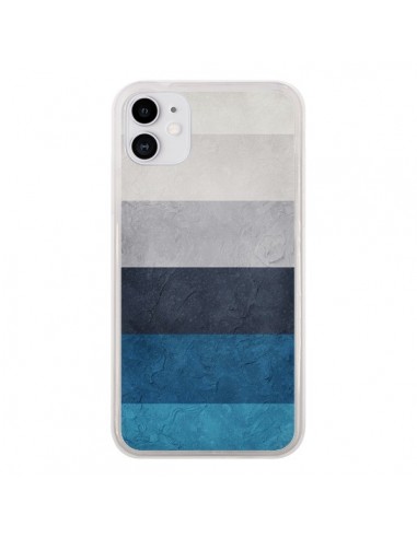 Coque iPhone 11 Bandes Horizontales Greece Hues - Maximilian San