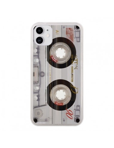 Coque iPhone 11 Cassette Transparente K7 - Maximilian San