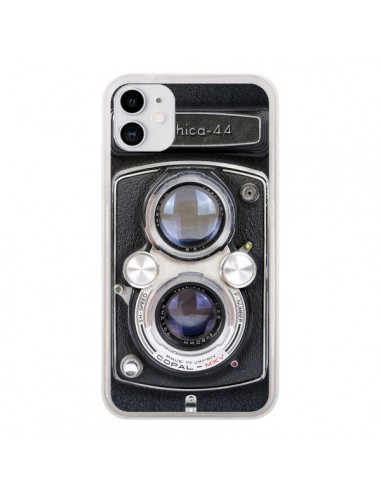 Coque iPhone 11 Vintage Camera Yashica 44 Appareil Photo - Maximilian San