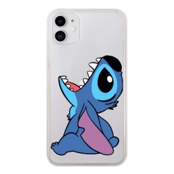 Coque iPhone 11 Stitch de Lilo et Stitch Transparente
