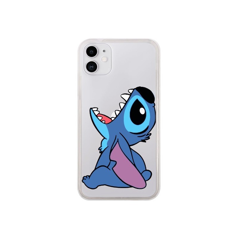 Coque iPhone 11 Stitch de Lilo et Stitch Transparente