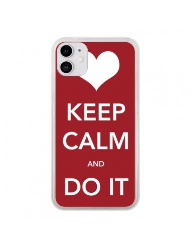 Coque iPhone 11 Keep Calm and Do It - Nico