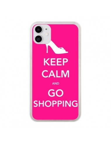 Coque iPhone 11 Keep Calm and Go Shopping - Nico