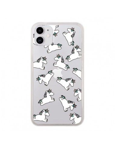 Coque iPhone 11 Licorne Crinière Transparente - Nico