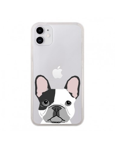 Coque iPhone 11 Bulldog Français Chien Transparente - Pet Friendly