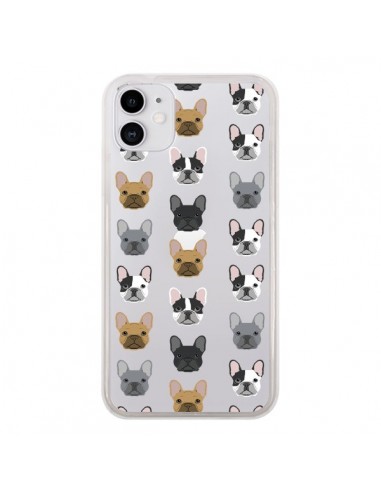 Coque iPhone 11 Chiens Bulldog Français Transparente - Pet Friendly