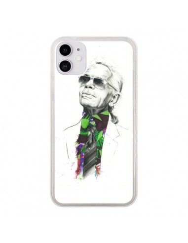 Coque iPhone 11 Karl Lagerfeld Fashion Mode Designer - Percy