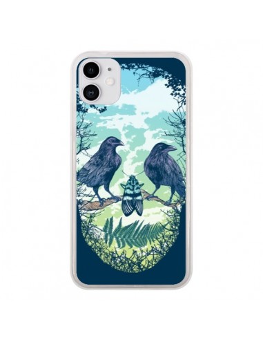 Coque iPhone 11 Tête de Mort Nature - Rachel Caldwell