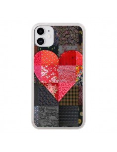 Coque iPhone 11 Coeur Heart Patch - Rachel Caldwell