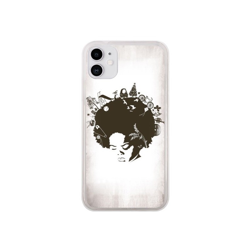 Coque iPhone 11 Childhood Garden Afro - Rachel Caldwell