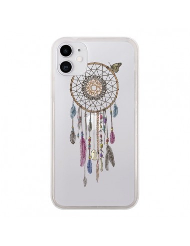 Coque iPhone 11 Attrape-rêves Lakota Transparente - Rachel Caldwell