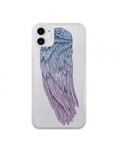 Coque iPhone 11 Ailes d'Ange Angel Wings Transparente - Rachel Caldwell