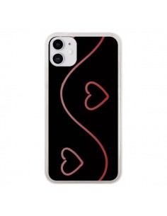 Coque iPhone 11 Coeur Love Rouge - R Delean