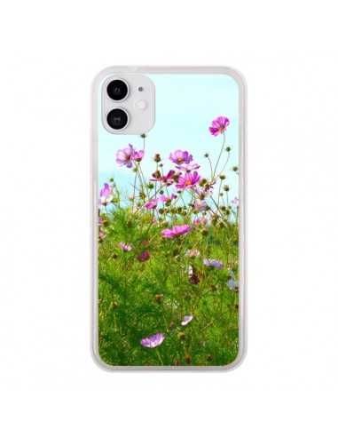 Coque iPhone 11 Fleurs Roses Champ - R Delean