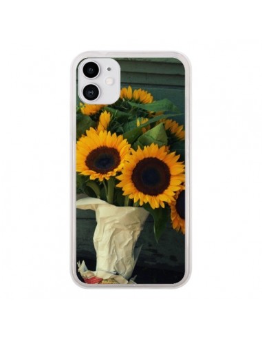 Coque iPhone 11 Tournesol Bouquet Fleur - R Delean