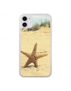 Coque iPhone 11 Etoile de Mer Plage Beach Summer Ete - R...