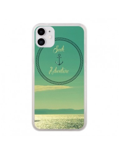 Coque iPhone 11 See Adventure Aventure Ancre Navire Bateau - R Delean