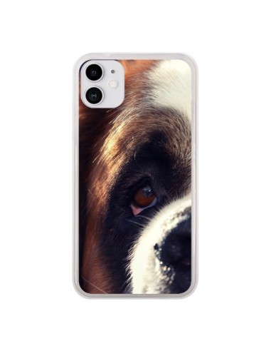 Coque iPhone 11 Saint Bernard Chien Dog - R Delean