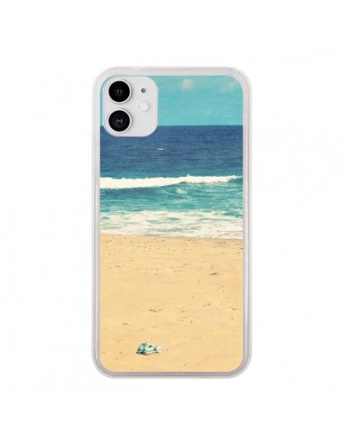 Coque iPhone 11 Mer Ocean Sable Plage Paysage - R Delean