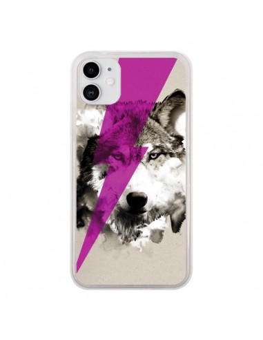 Coque iPhone 11 Wolf Rocks - Robert Farkas