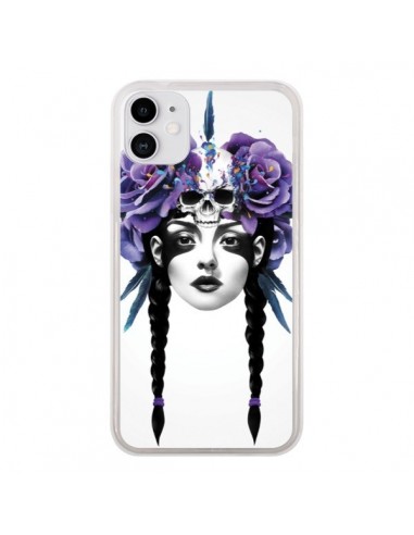 Coque iPhone 11 Fille Fleurs Warrior - Ruben Ireland