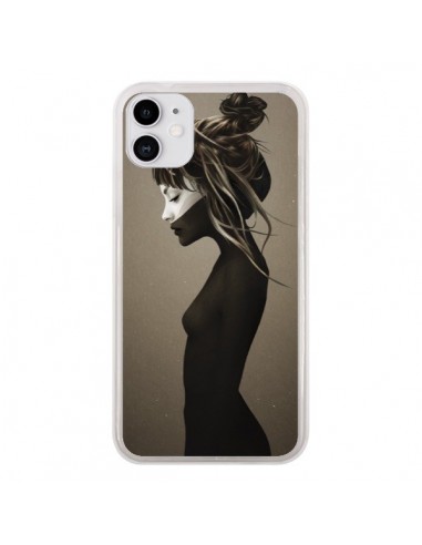 Coque iPhone 11 Fille Pensive - Ruben Ireland