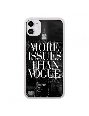 Coque iPhone 11 More Issues Than Vogue New York - Rex Lambo