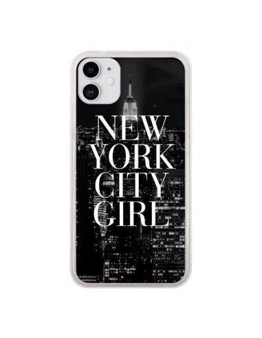 Coque iPhone 11 New York City Girl - Rex Lambo
