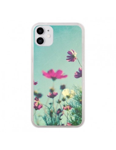 Coque iPhone 11 Fleurs Reach for the Sky - Sylvia Cook