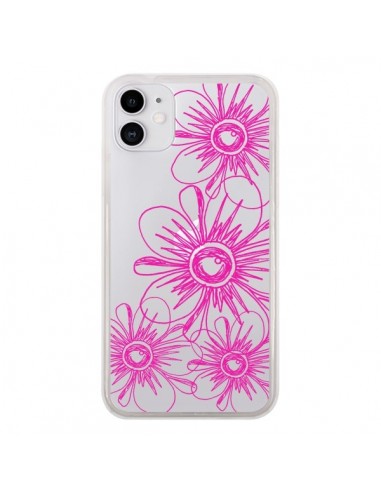 Coque iPhone 11 Spring Flower Fleurs Roses Transparente - Sylvia Cook